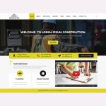 Modern Construction WordPress Theme