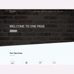 One Page C WordPress Theme