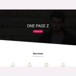 One Page Z WordPress Theme