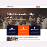 Professional Education Consultancy WordPress Theme