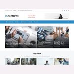 Short News WordPress Theme