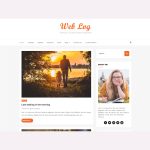 Web Log WordPress Theme