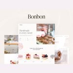 Bonbon – Chocolate & Pastry Shop WordPress Theme + AI