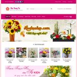 Website mẫu | Shop bán Hoa tươi các loại, lẵng hoa, giỏ hoa, hoa bó