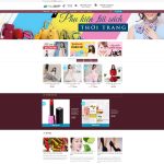 Website mẫu | Shop thời trang và phụ kiện làm đẹp, chăm sóc sức khỏe