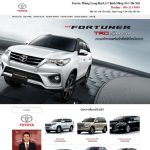 Website mẫu | Đại lý bán Ô tô Toyota Thăng Long
