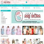 Website mẫu | Siêu thị dành cho Mẹ và bé