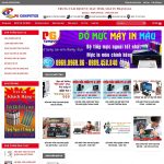 Website mẫu | Cửa hàng thiết bị và dịch vụ Văn phòng, đổ mực, sửa chữa máy in, máy tính