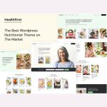 HealthFirst – Nutrition and Recipes Theme