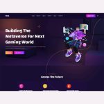 Nata – Metaverse Project Launchpad Elementor WordPress Theme