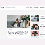 Puva – Online Blogging & Affiliate Product Reviews Elementor WordPress Theme