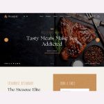 Steaque | Restaurant and Cocktail Bar WordPress Theme